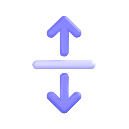 Centre d'alignement vertical  3D Icon