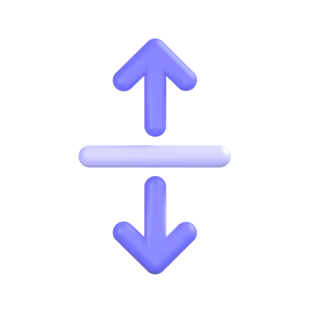 Centre d'alignement vertical  3D Icon