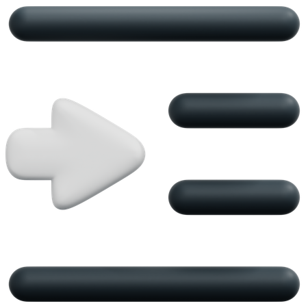 Aligner à droite  3D Icon