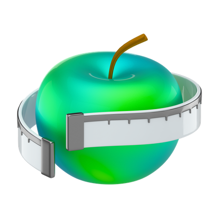 Alimentación saludable  3D Icon