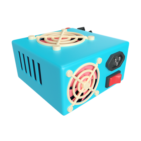 Alimentation PC  3D Icon