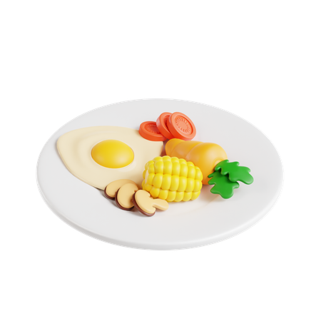 La nourriture saine  3D Icon
