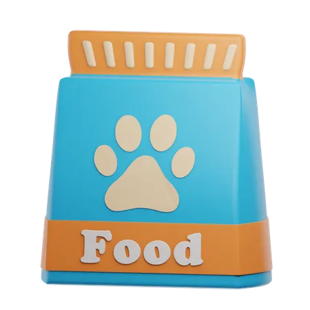 Alimentos para mascotas  3D Icon