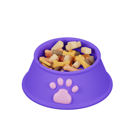 Alimentos para mascotas  3D Icon