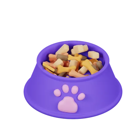 Alimentos para mascotas  3D Icon