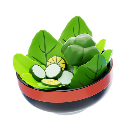 Alimentos verdes  3D Icon