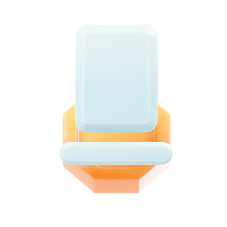 Alinear la parte inferior  3D Icon