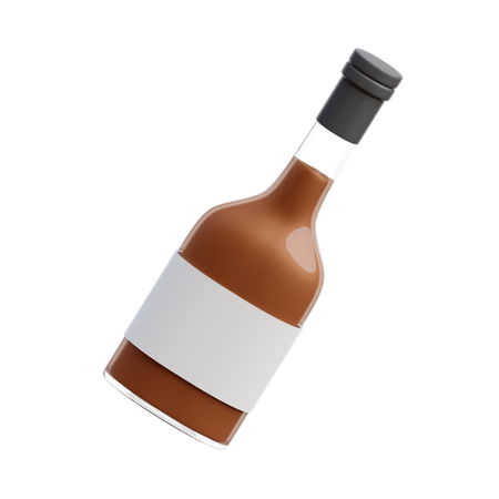 Alkohol flasche  3D Icon