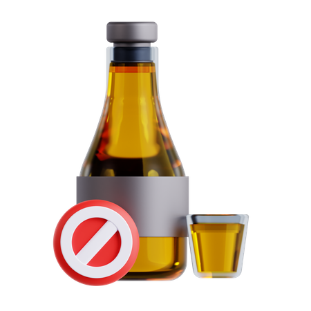 Aber Alkohol  3D Icon