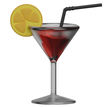 Alkoholfreie Cocktails  3D Illustration