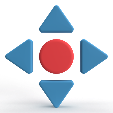 All Directions  3D Icon