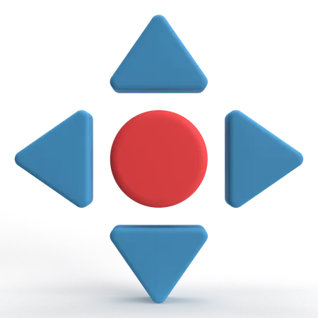 All Directions  3D Icon