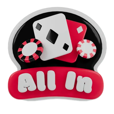 All In  3D Sticker