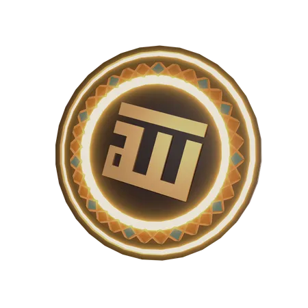 Allah Badge  3D Icon