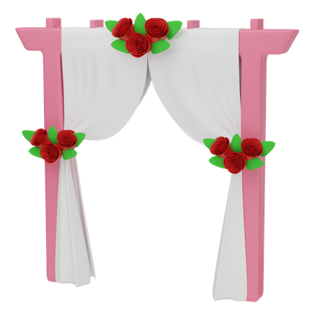 Allée de mariage  3D Icon