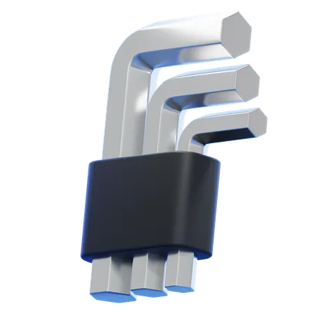 ALLEN WRENCH  3D Icon