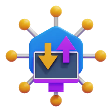 Allgegenwärtiges Computing  3D Icon