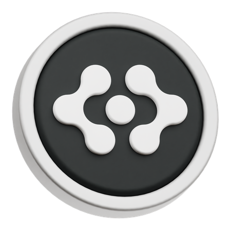 Pièce de monnaie de l'alliance de la superintelligence artificielle  3D Icon