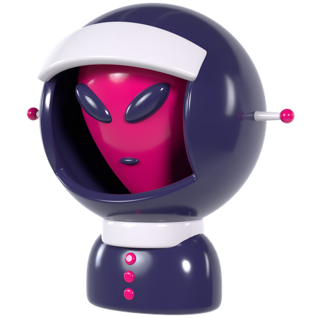 Allien  3D Icon