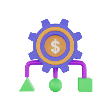 Allocation  3D Icon