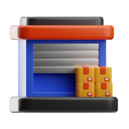 Depósito  3D Icon