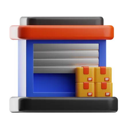 Depósito  3D Icon