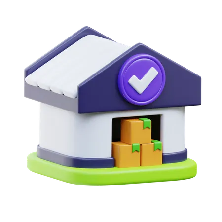 Depósito  3D Icon