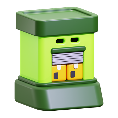 Depósito  3D Icon