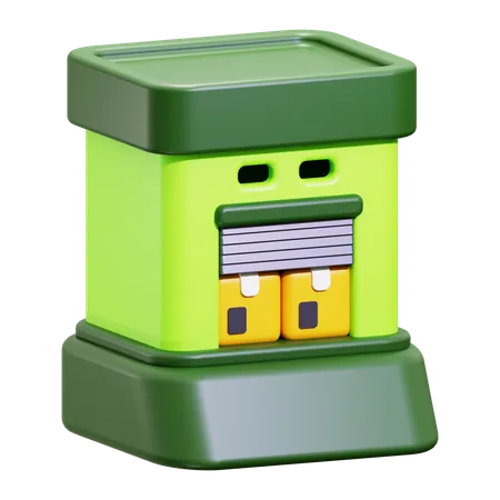 Depósito  3D Icon