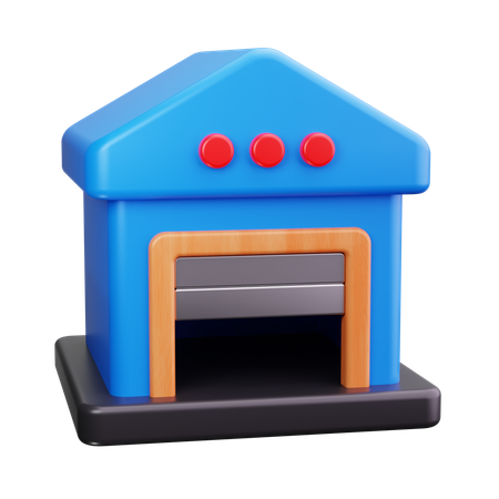 Depósito  3D Icon