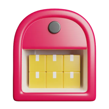 Depósito  3D Icon