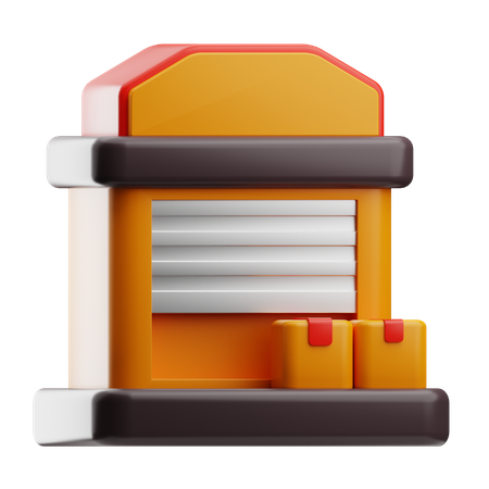 Depósito  3D Icon