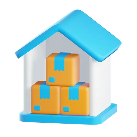 Depósito  3D Icon