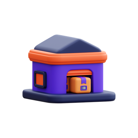 Depósito  3D Icon