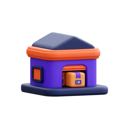 Depósito  3D Icon