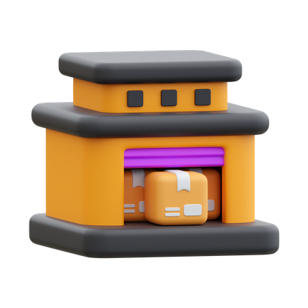 Depósito  3D Icon