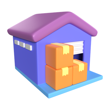 Depósito  3D Icon