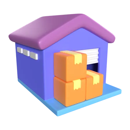 Depósito  3D Icon