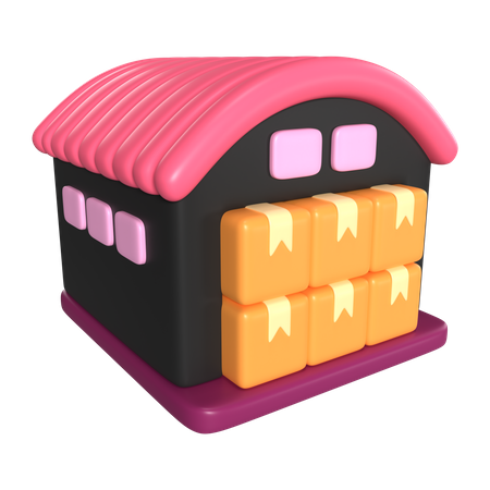 Depósito  3D Icon