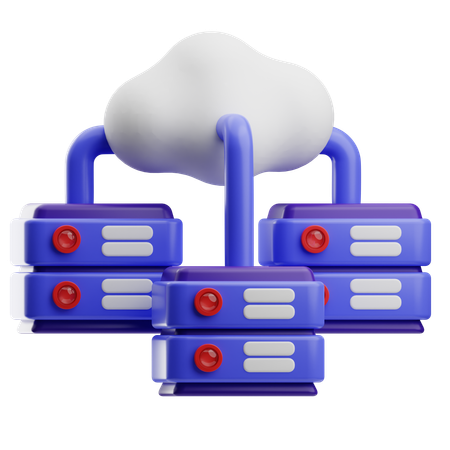 Almacenamiento de bases de datos  3D Icon