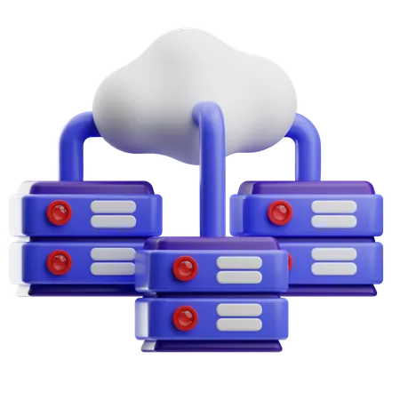 Almacenamiento de bases de datos  3D Icon