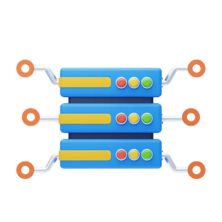 Almacenamiento de datos  3D Icon