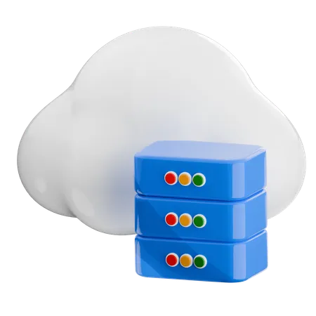 Almacenamiento en la nube  3D Icon