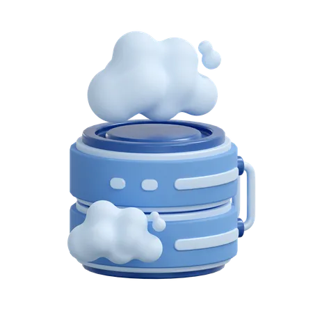 Almacenamiento en la nube  3D Icon