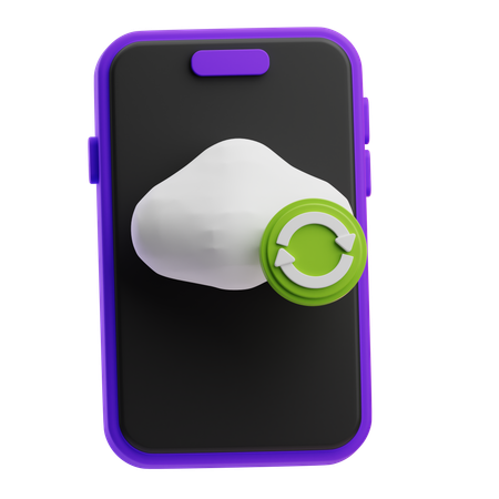 Almacenamiento en la nube  3D Icon