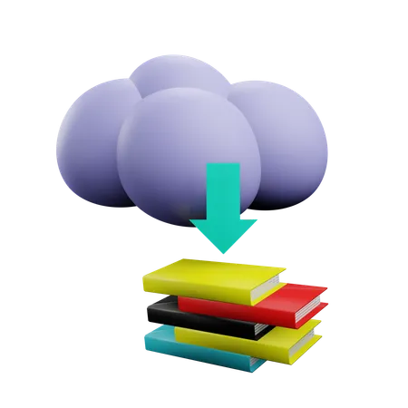 Almacenamiento en la nube  3D Icon