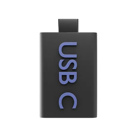 Almacenamiento usb c  3D Icon