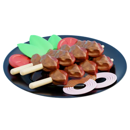 Almeja satay  3D Icon