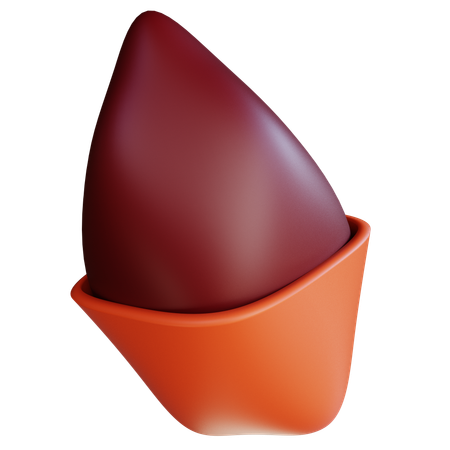 Almendra  3D Icon