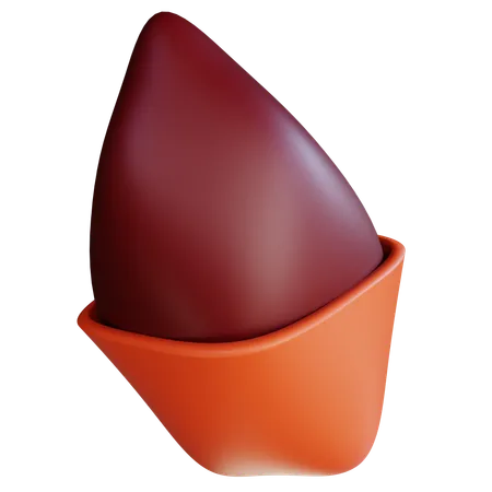 Almendra  3D Icon